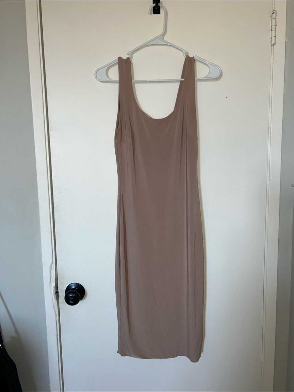 Sabora Taupe Midi Slip Dress